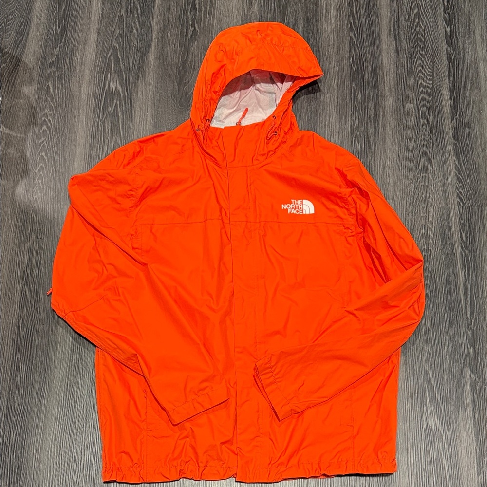 The North Face Men's Vibrant Orange Raincoat